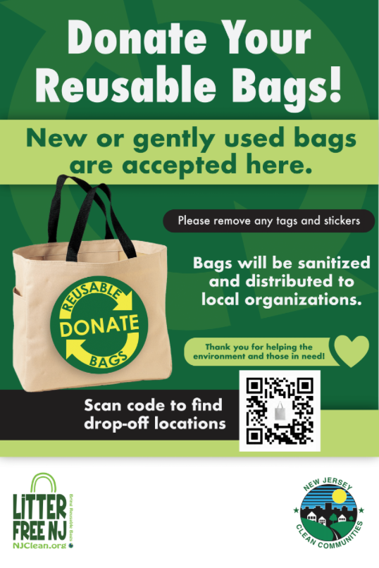 Reusable Bag Sign w/ QR Code